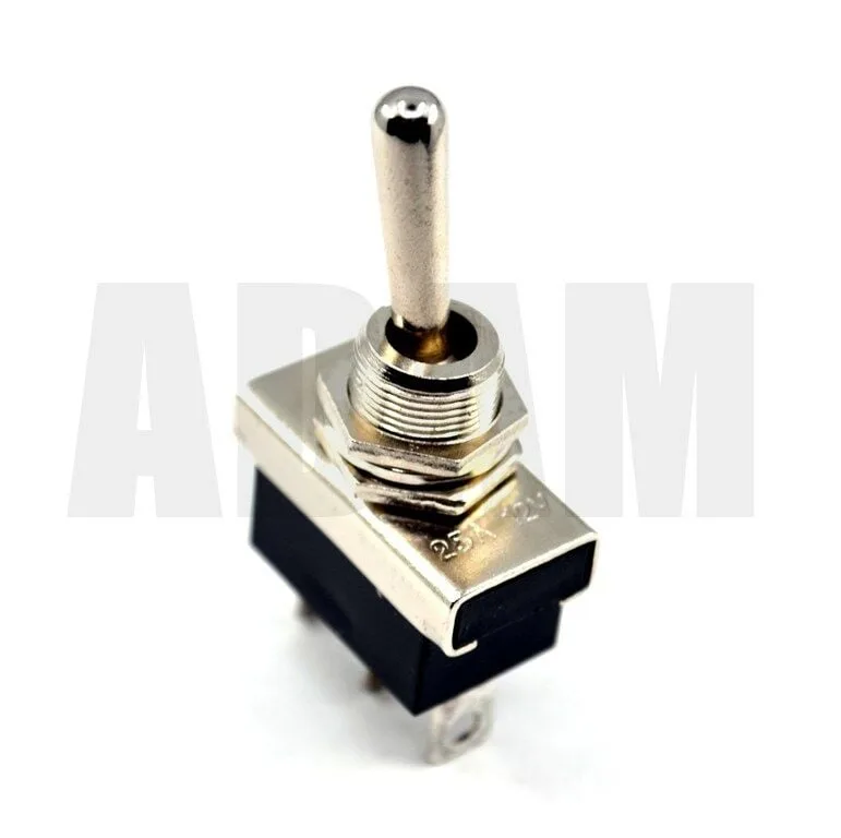 Anahtar 1-2 Metal Toggle Switch 3 Fişli 25A MT-ANS07