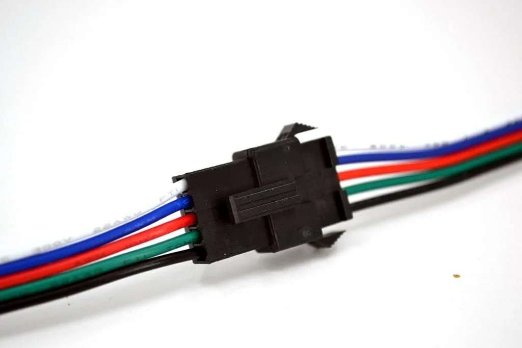 1 Takım 5 Pin Kablolu JST LED Konnektör Elektrik Soketi MT-ES05