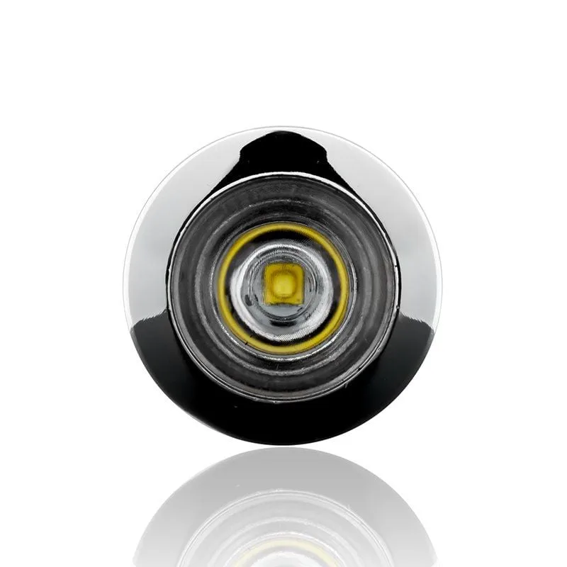 12V-24V DC Güç LED Lamba Su Geçirmez Beyaz Işık Zamak Gövde