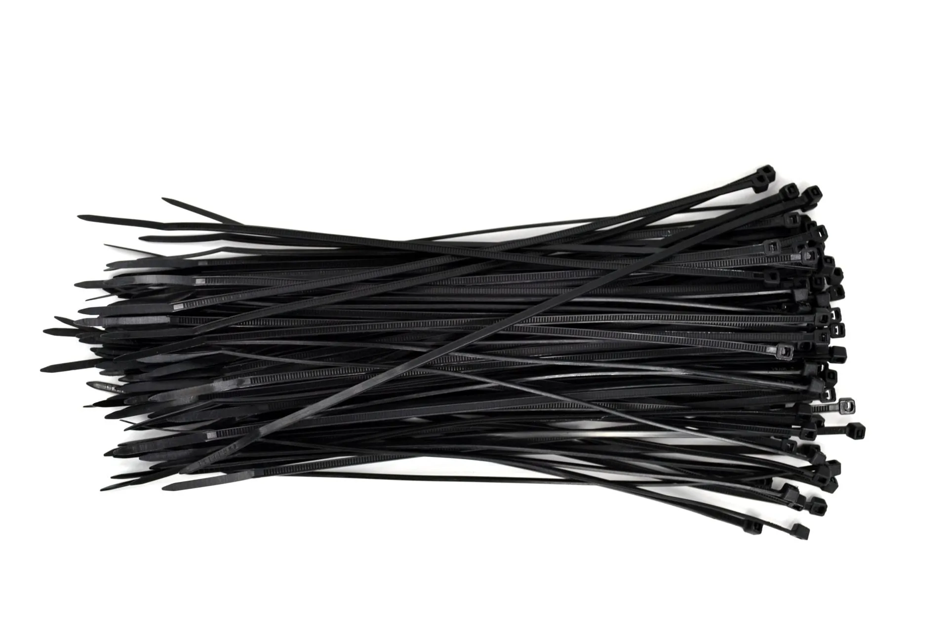 20cm Siyah Kablo Bağı 200x2,5 Ultraviyole Dayanıklı 100 Adetli Poşet