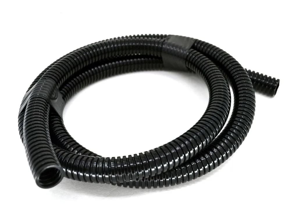 10mm Yarıksız Spiral Boru Kablo İzolasyon Hortumu Siyah Esnek
