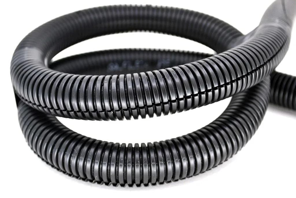 22mm Yarıklı Spiral Boru Kablo İzolasyon Hortumu Siyah Esnek