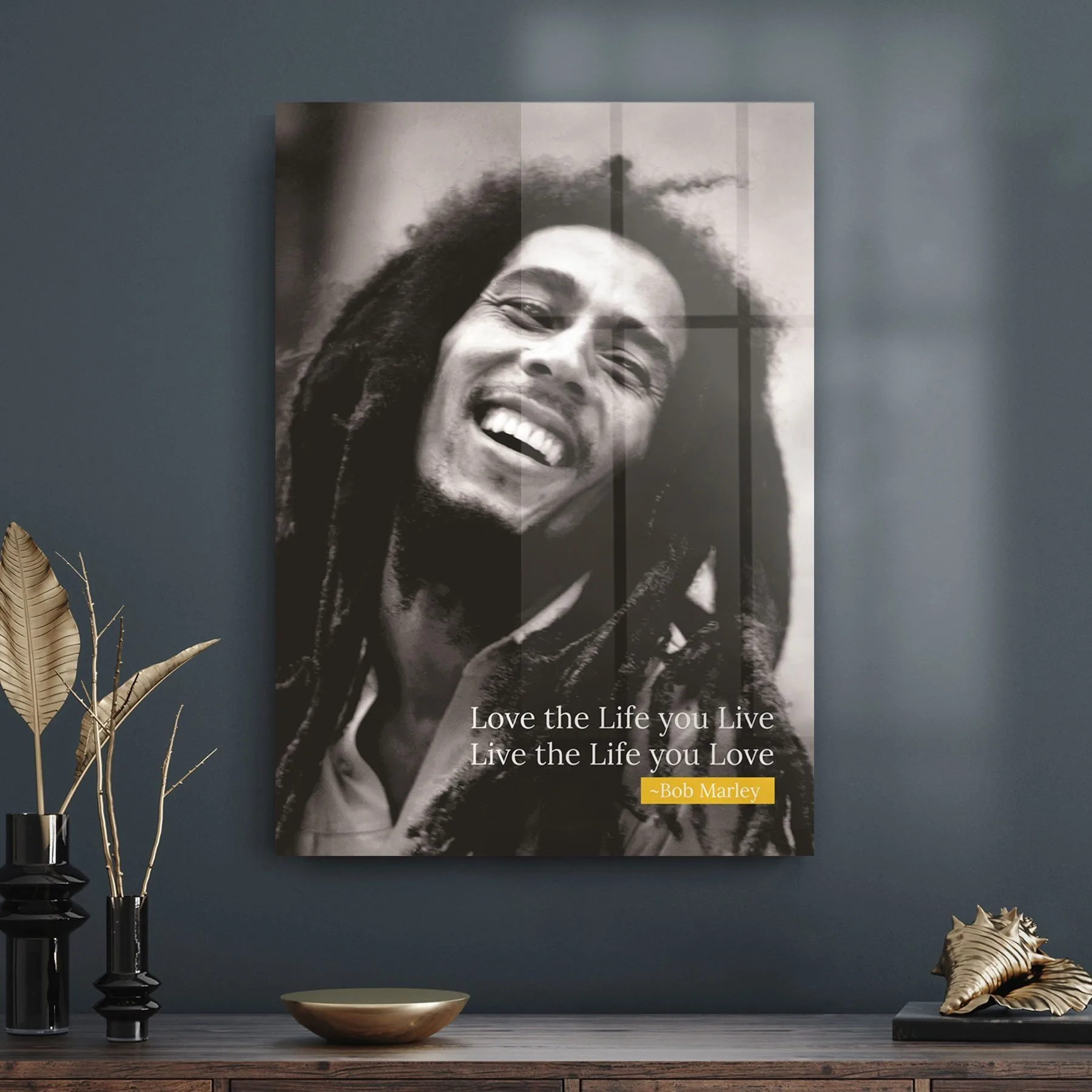 Decovetro Cam Tablo Bob Marley 50x70 cm