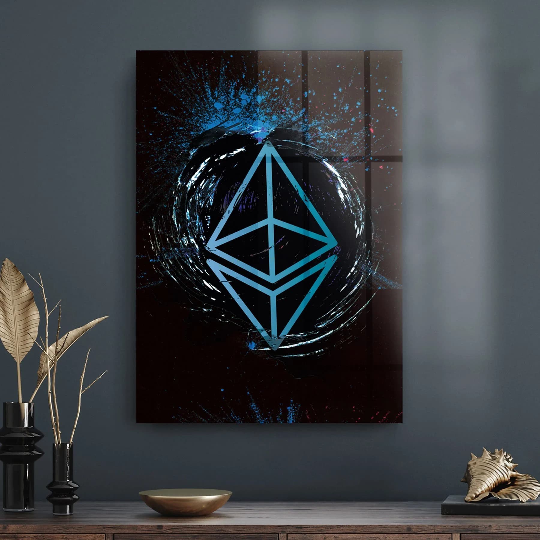 Decovetro Cam Tablo Ethereum 50x70 cm