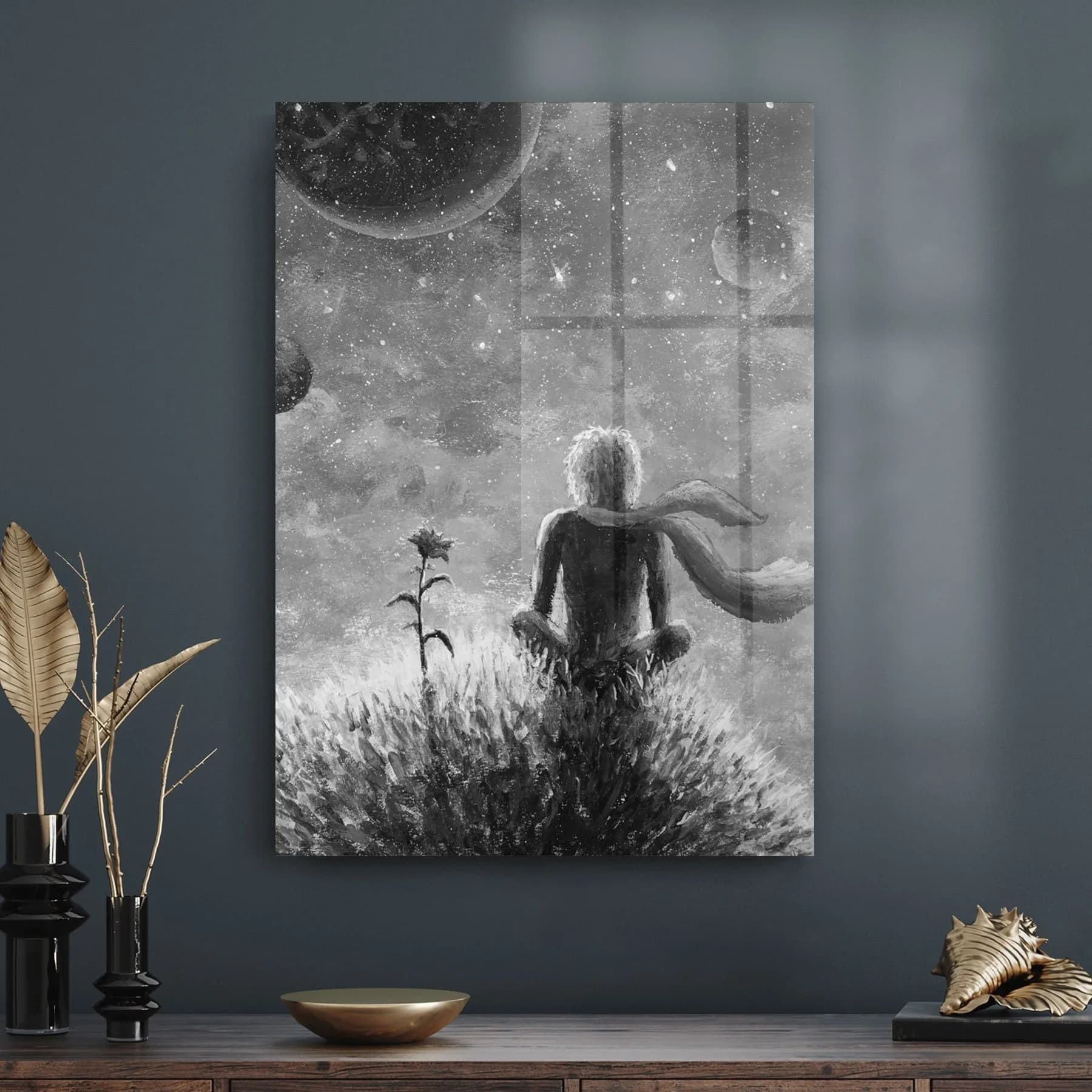 Decovetro Cam Tablo Yağlı Boya Sanatsal 50x70 cm