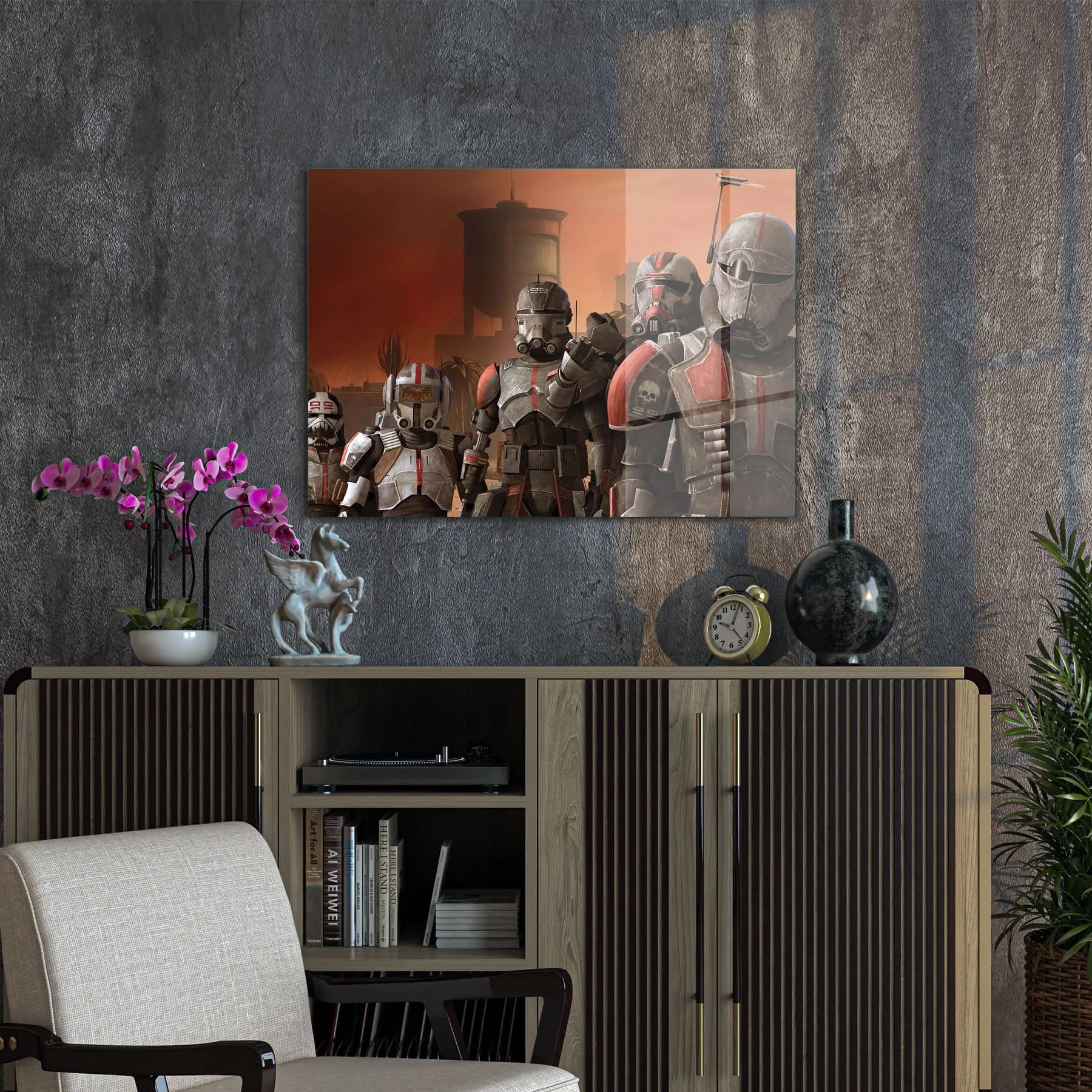 Decovetro Cam Tablo Star Wars Bad Batch 50x70 cm