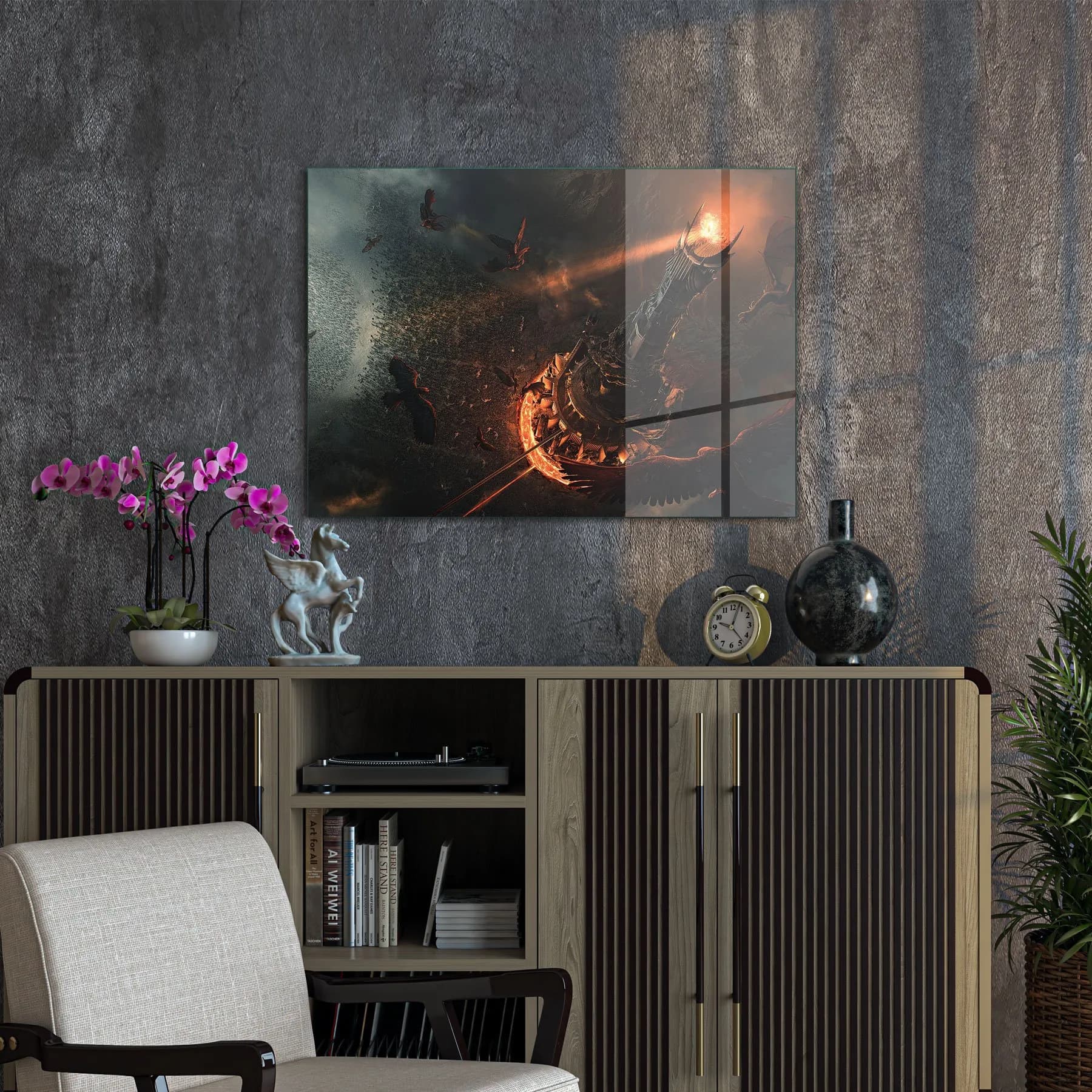 Decovetro Cam Tablo Lotr Battle Of Mordor 50x70 cm
