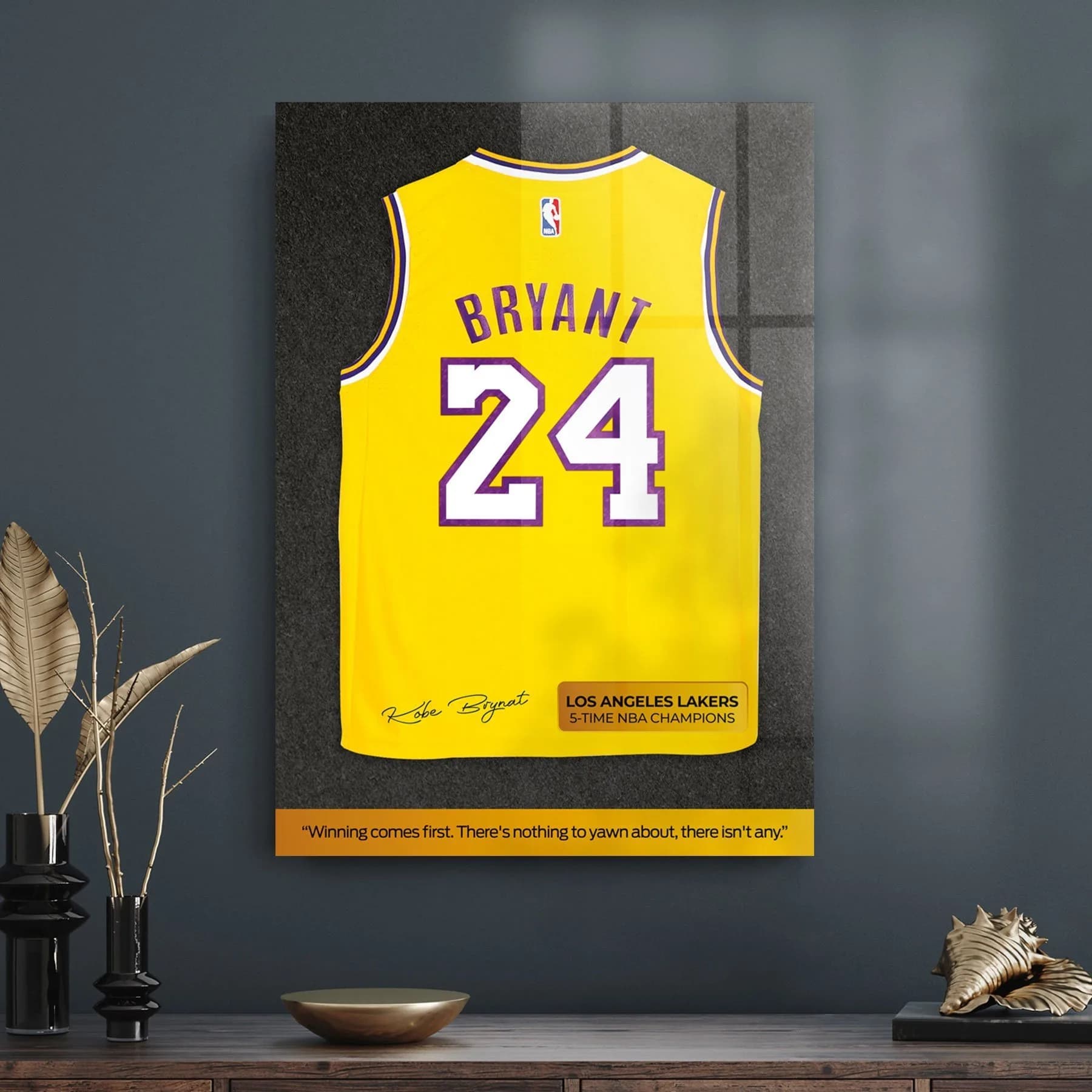 Decovetro Cam Tablo Kobe Byrant Forma 70x100 cm