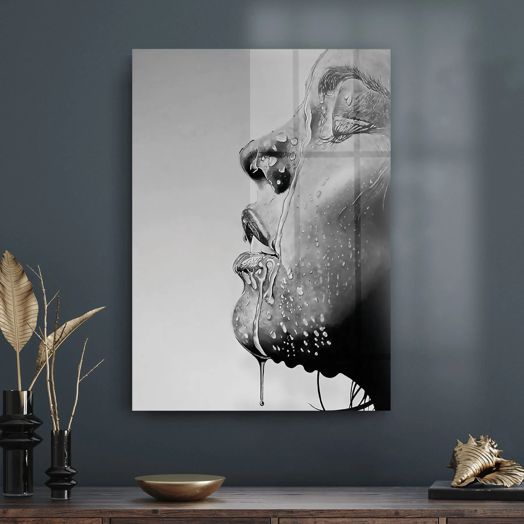 Decovetro Cam Tablo Black Girl 70x100 cm