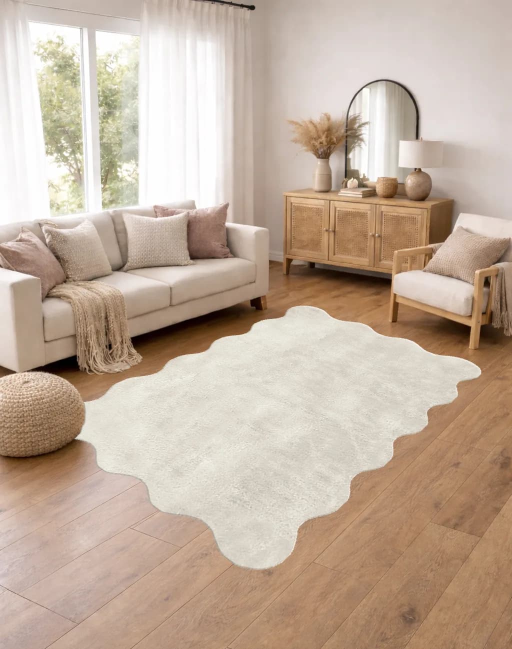 Jassrug Halı 80X150 Ripple Açık Bej