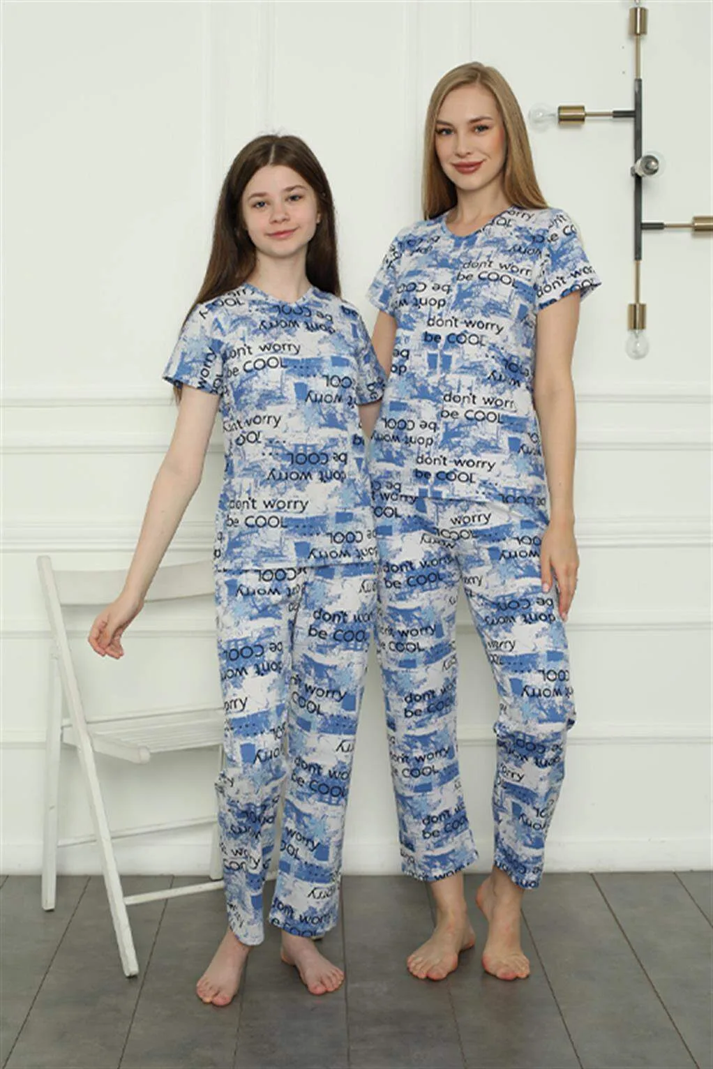 Angelino Anne Kız Aile Penye Pijama Takım Ayrı Ayrı Satılır. Fiyatları Farklıdır 50104