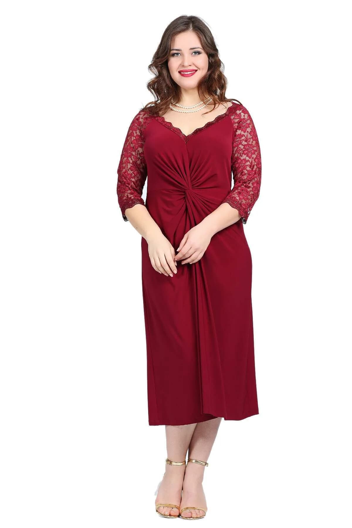 Büyük Beden Abiye Elbise KL8755