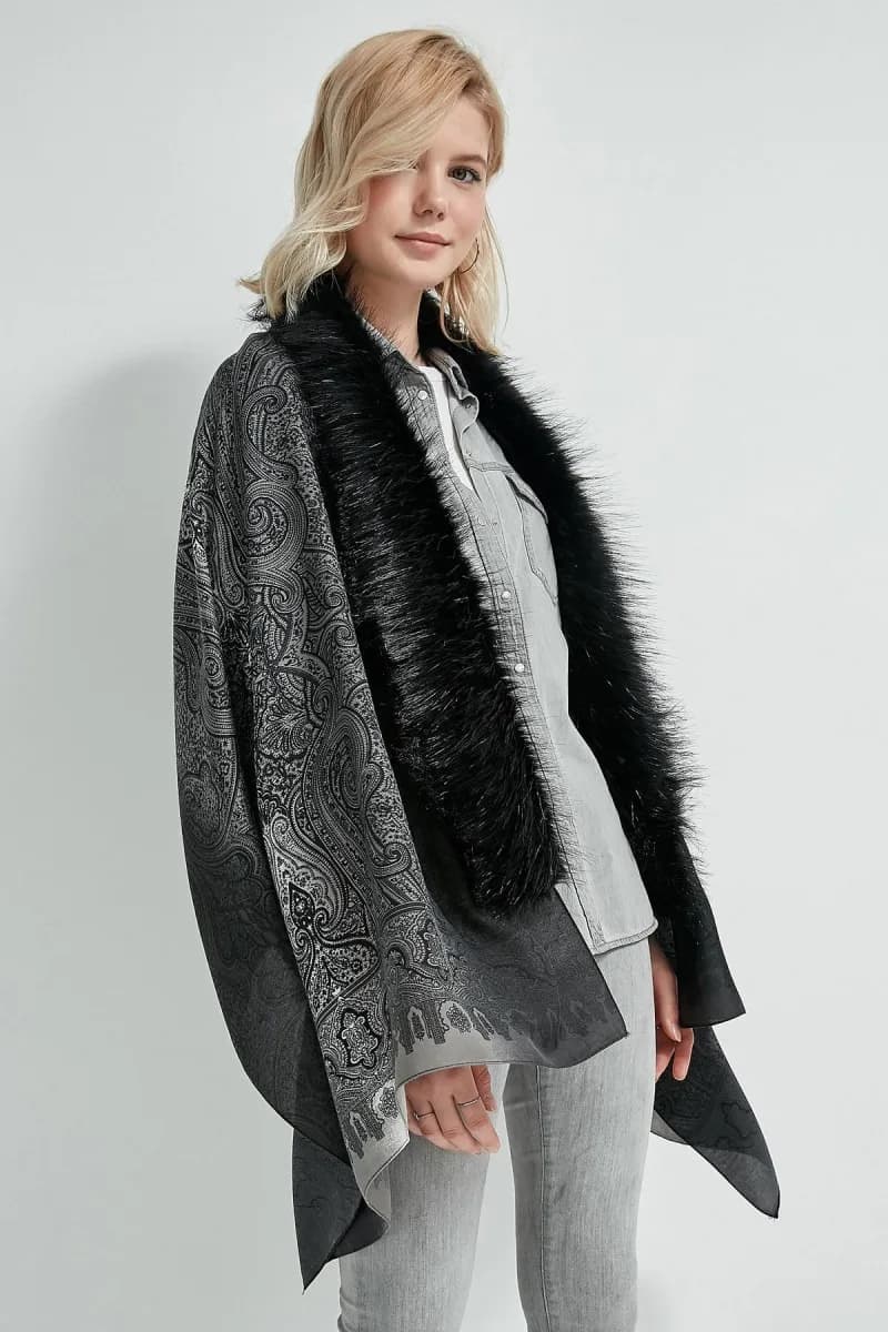 Etro Desenli Siyah Panço NW11189-3