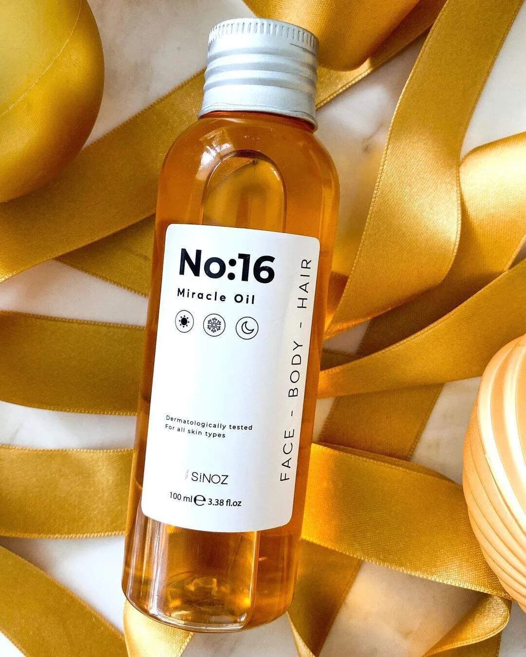 Sinoz No:16 Nemlendirici Besleyici Bakım Yağı Yüz - Saç - Vücut 100 ml