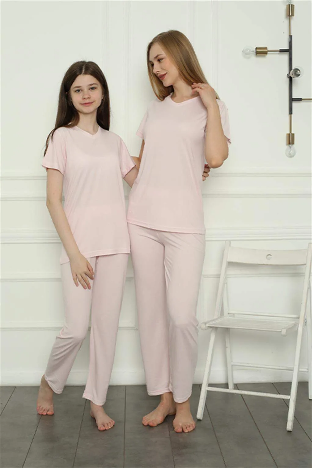 Angelino Anne Kız Aile Penye Pijama Takım Ayrı Ayrı Satılır. Fiyatları Farklıdır 50107