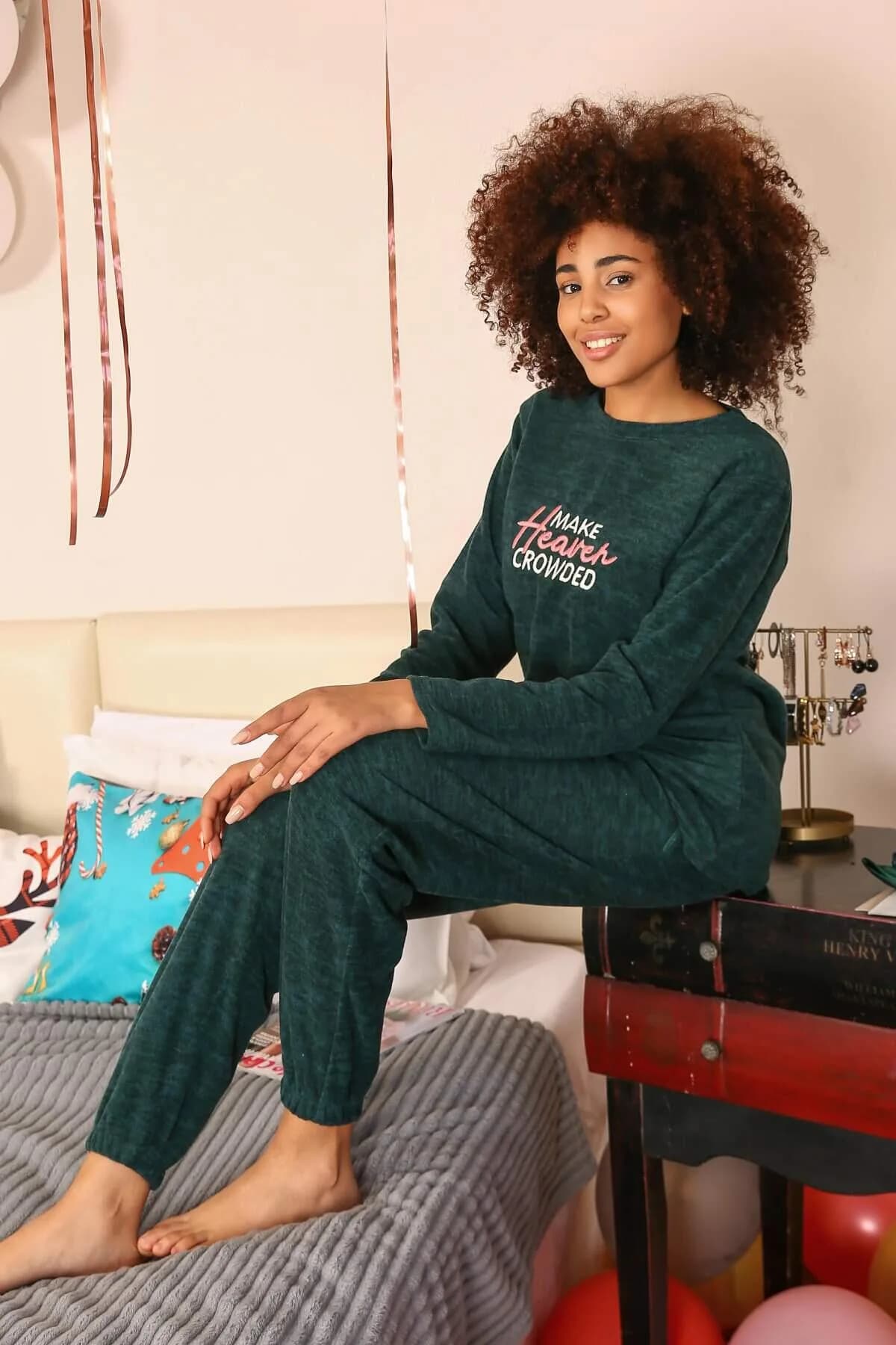 Welsoft Polar Kadın Pijama Takımı 8516