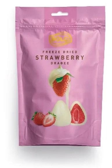 BEYAZ ÇİKOLATALI BÜTÜN ÇİLEKLİ DRAGE 80 g