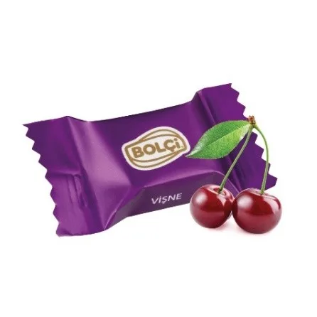 VİŞNELİ DOLGULU SÜTLÜ ÇİKOLATALI FANCY KÜP (MOR) 500 g