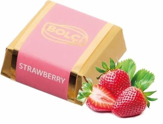ÇİLEKLİ DOLGULU SÜTLÜ ÇİKOLATALI ÖZEL KÜP (PEMBE) 2,5 kg