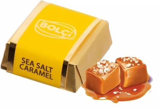 DENİZ TUZLU KARAMEL DOLGULU SÜT ÇİKOLATALI ÖZEL KÜP (SARI) 2,5 kg