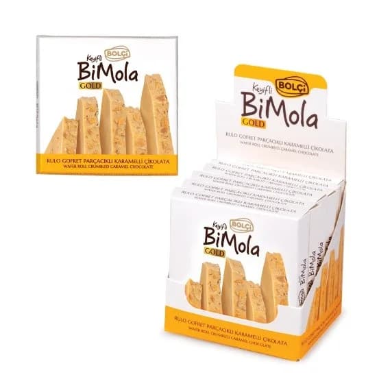 Gofret Rulo Kırıntılı Karamel Çikolata 70 g