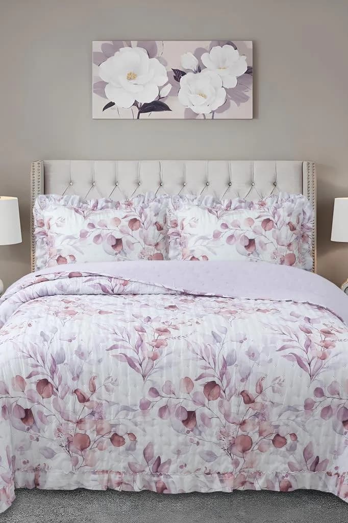 Violet Çift Kişilik Yatak Örtüsü 240x260 cm