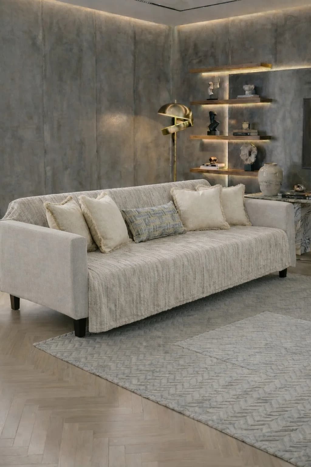 Lavinya Polar Koltuk Örtüsü 170x210 Cm