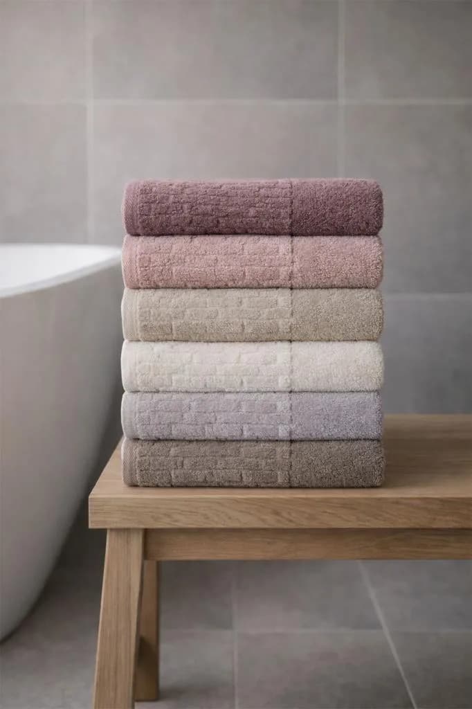 Fati Bordürlü 6 lı 50x90 Cm El Yüz Havlu Takımı
