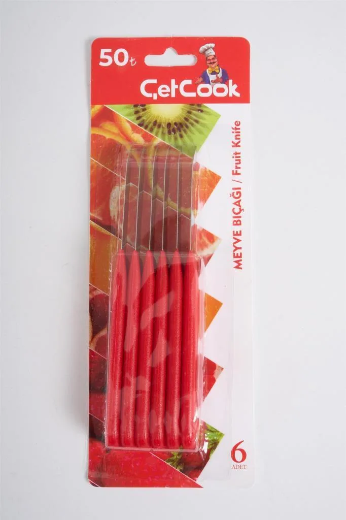 ÇETCOOK 6'lı Meyve Bıçağı