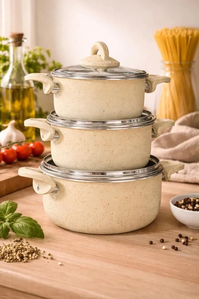 ÇETCOOK 3 LÜ GÜVEÇ SETİ (16-18-20 CM)