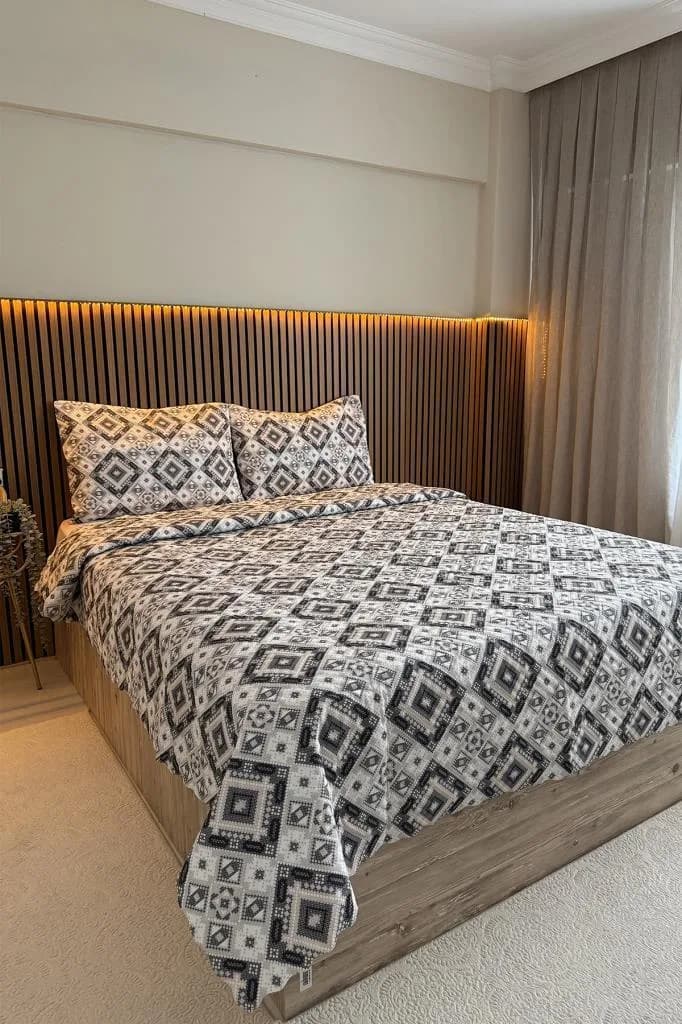 Ultrasonik Kapitoneli Nomad Çift Kişilik Pike Takımı 195x235 cm