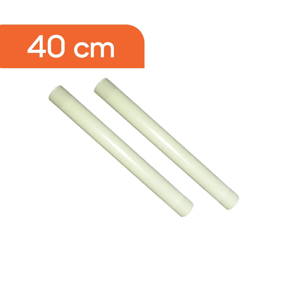 Akplas - PVC 40 Cm Kaval-Uzatma Borusu-Abot-Sprink-Bağlantı