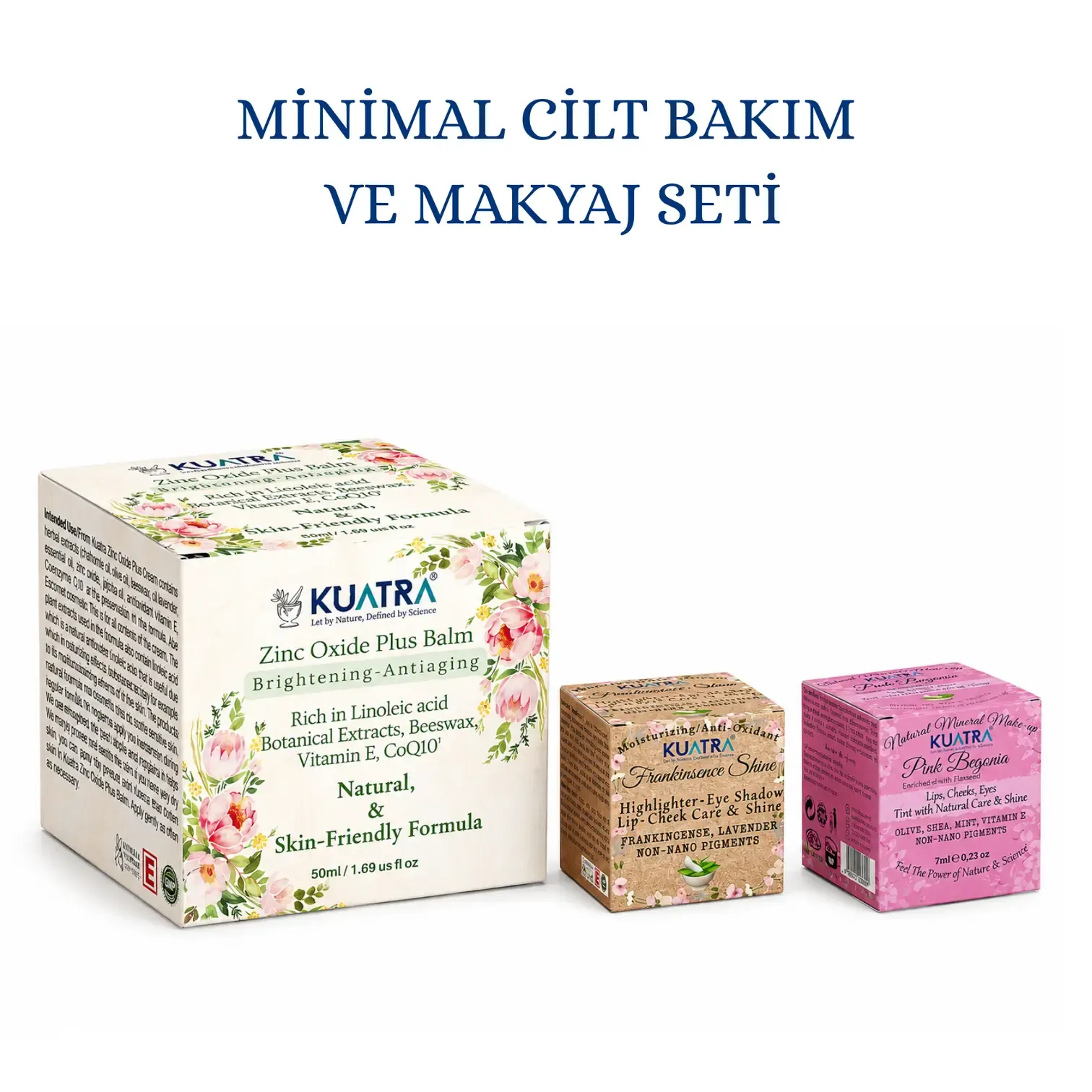 Kuatra Minimal Cilt Bakım ve Makyaj Set