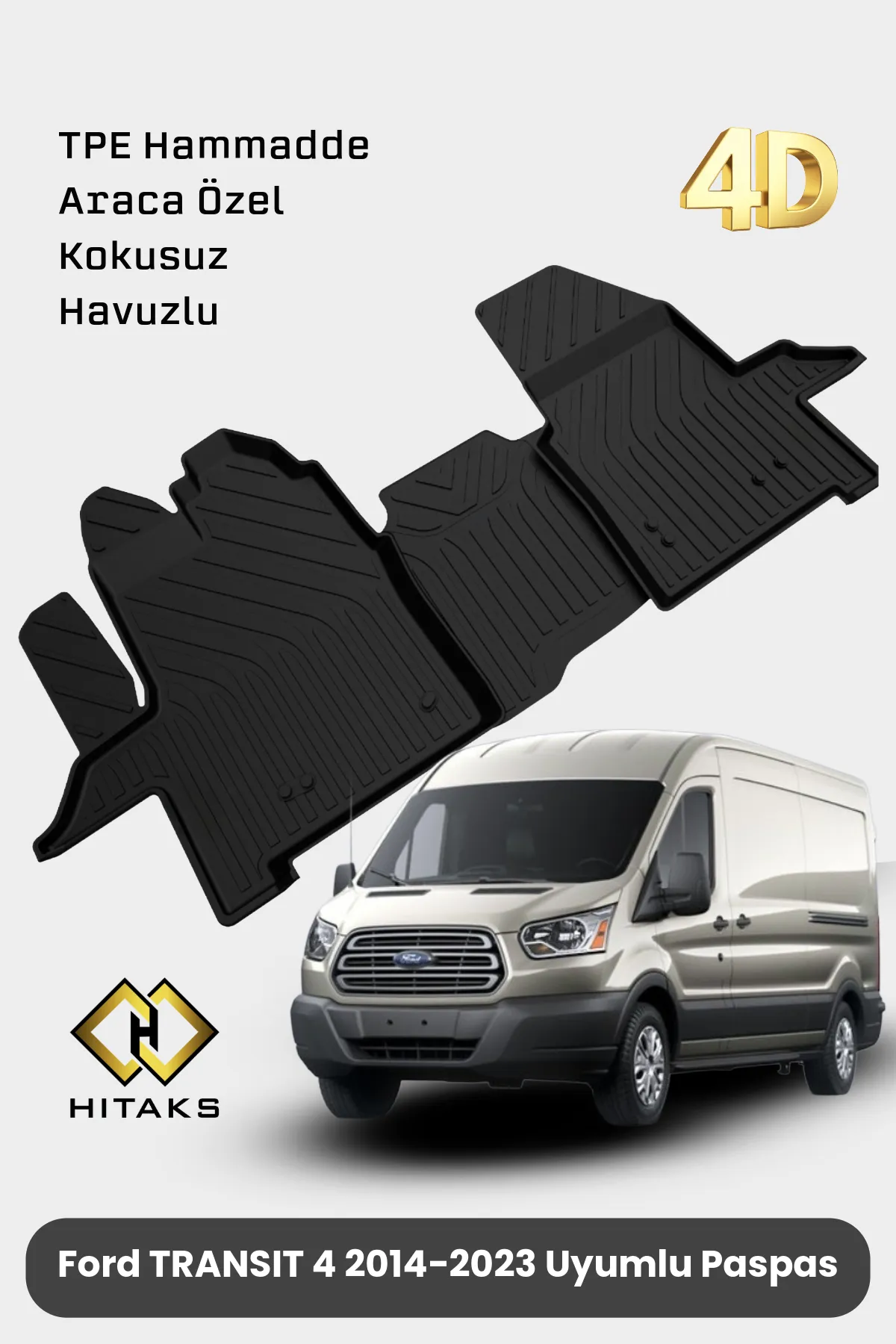 Ford Transit 4 Havuzlu 4D Paspas 2014 2015 2016 2017 2018 2019 2020 2021 2022 2023