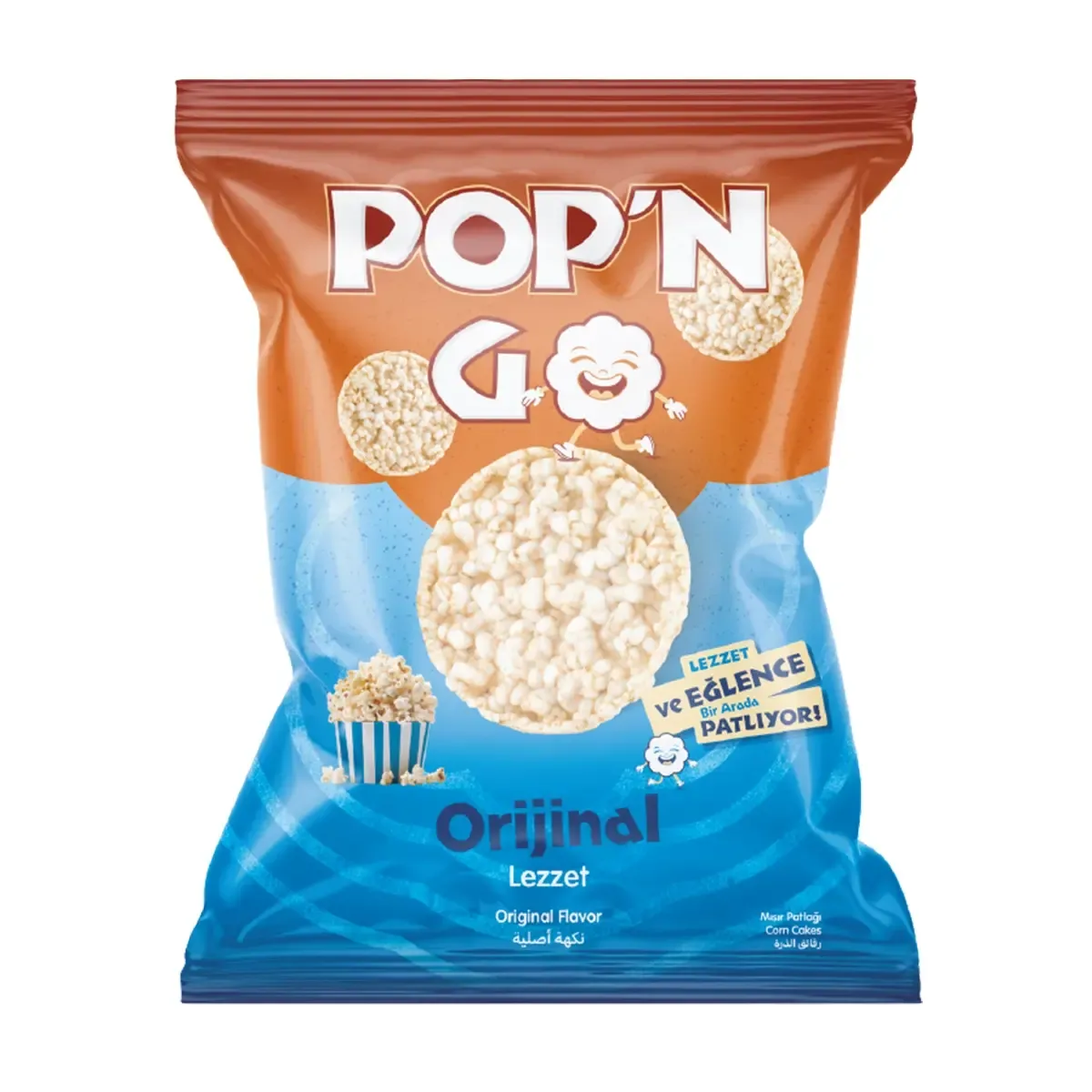 POP'N GO MAXİ PLAIN (ORIGINAL TASTE) 25 gr