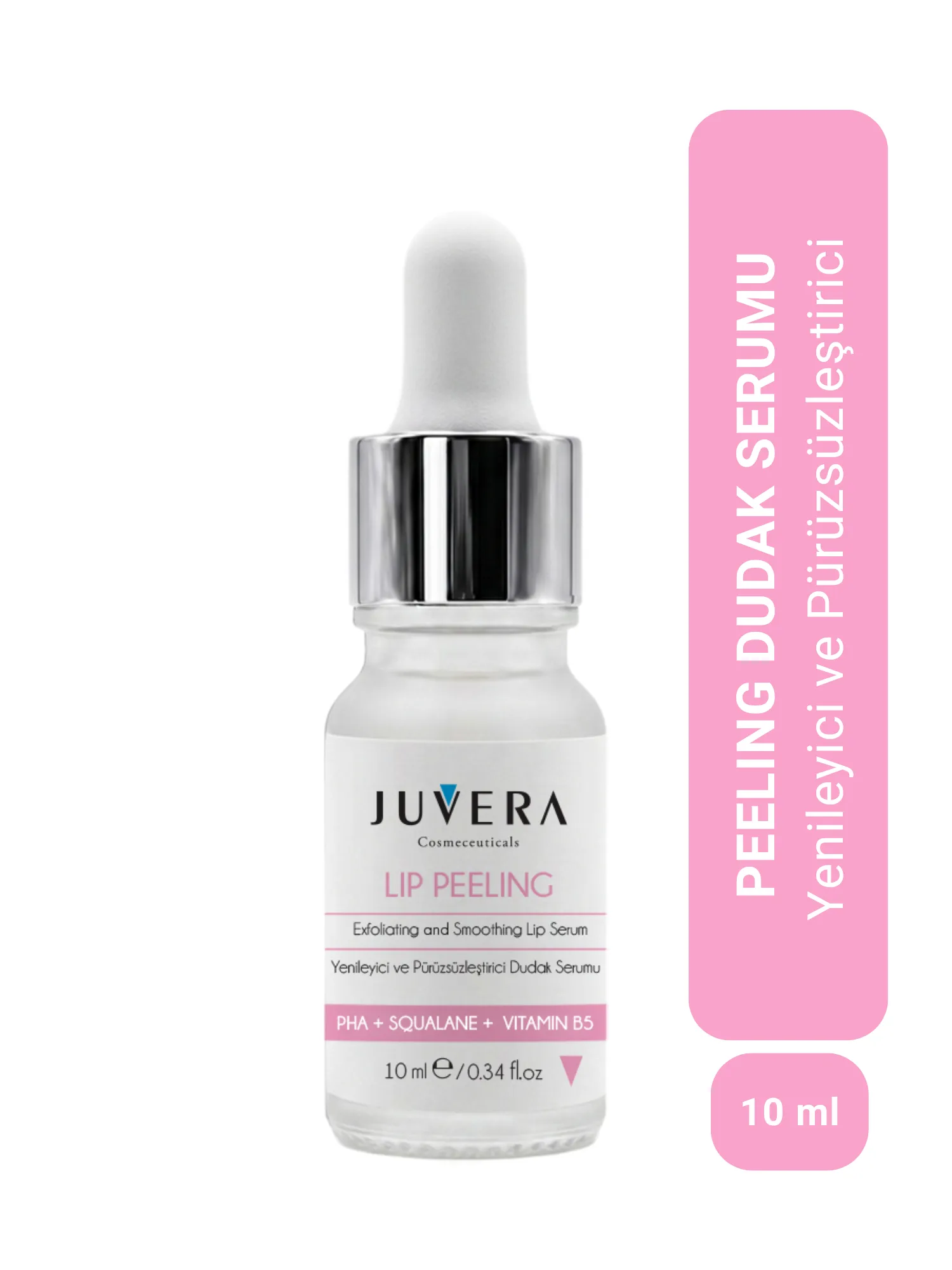 JUVERA PHA Lip Peeling - Yenileyici ve Pürüzsüzleştirici Dudak Serumu 10 ml