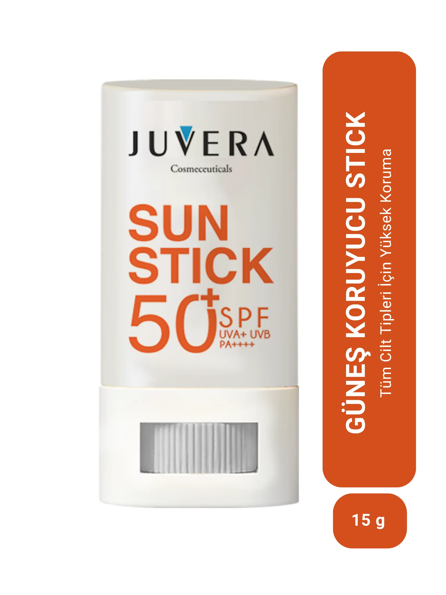JUVERA Stick Güneş Koruyucu Krem Tüm Cilt Tipleri Için 50spf Pa++++ 15gr