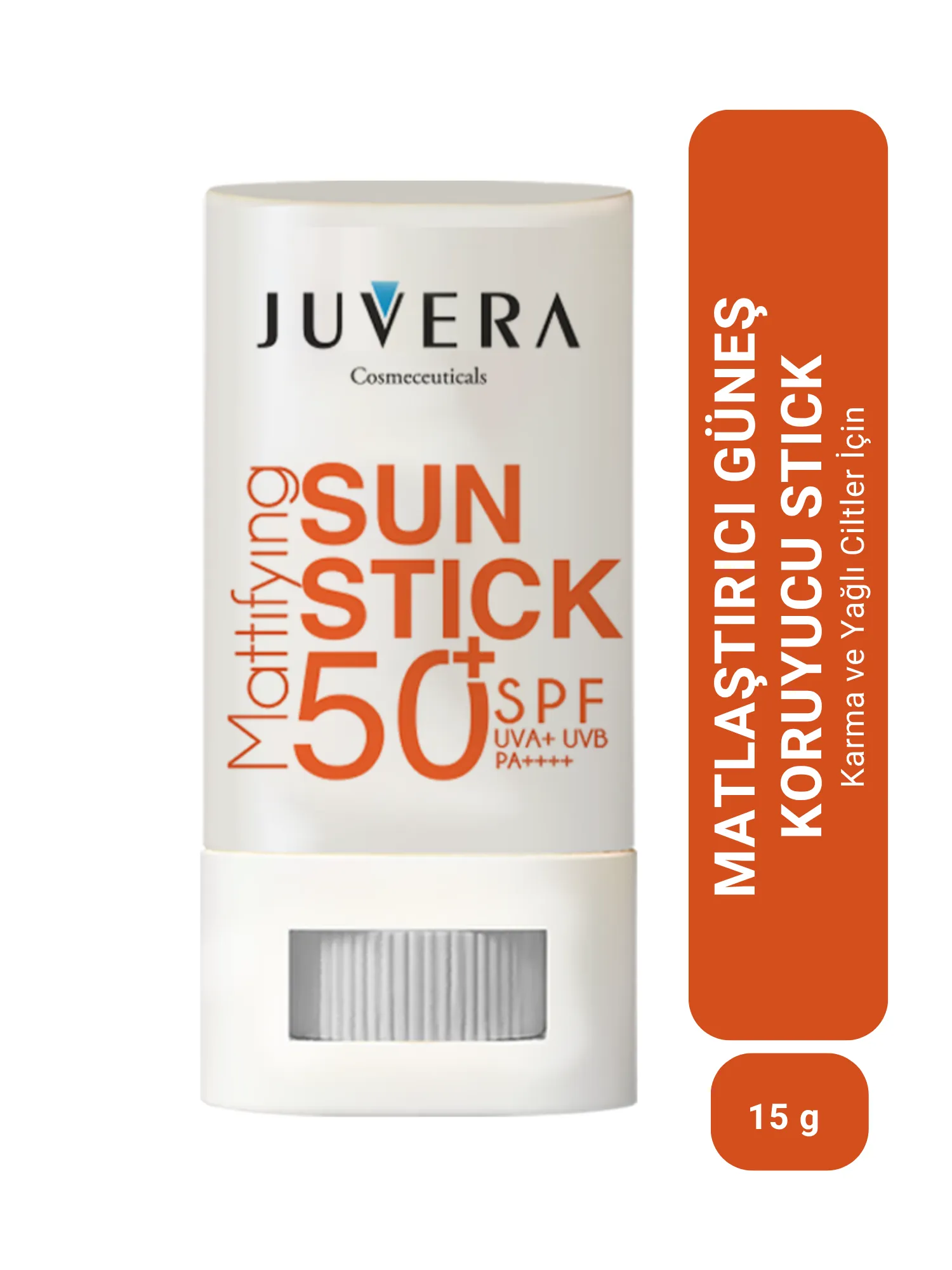 JUVERA Stick Güneş Koruyucu Krem Karma Ve Yağlı Ciltler Için 50spf Pa++++ 15gr