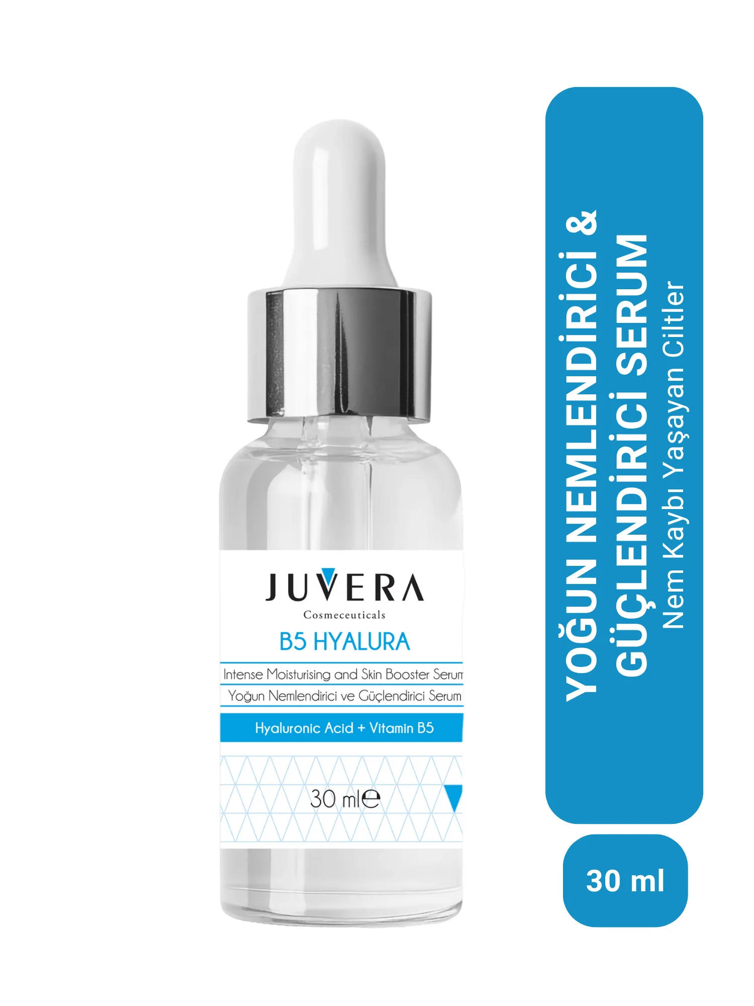 JUVERA Hyaluronik Asit Serum Vita B5 - Yoğun Nemlendirici Ve Cilt Güçlendirici Serum - B5 Hyalura 30ml