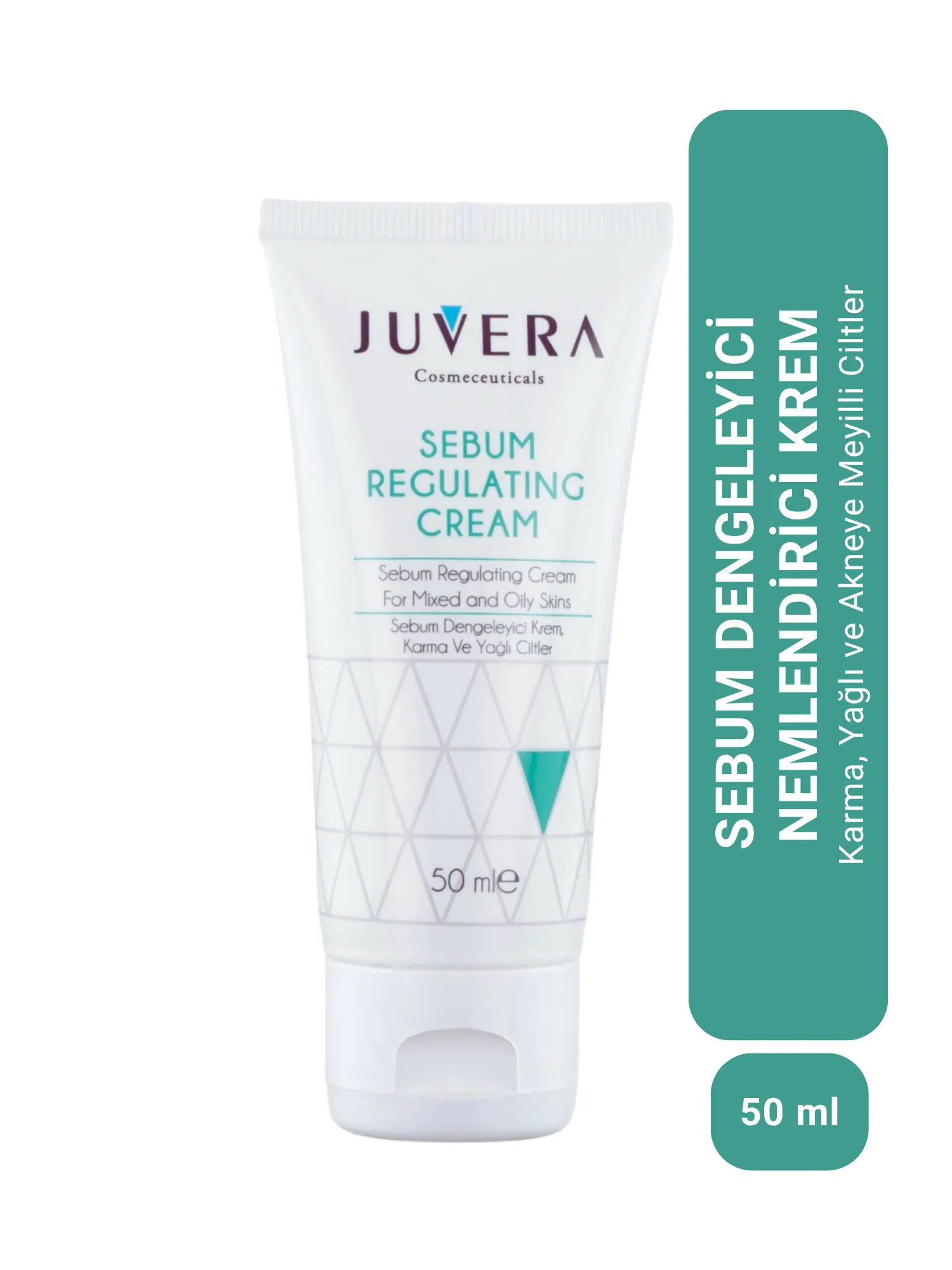 JUVERA Karma Ve Yağlı Ciltler Için Sebum Dengeleyici Ve Yağlandırmadan Nemlendiren Krem 50ml